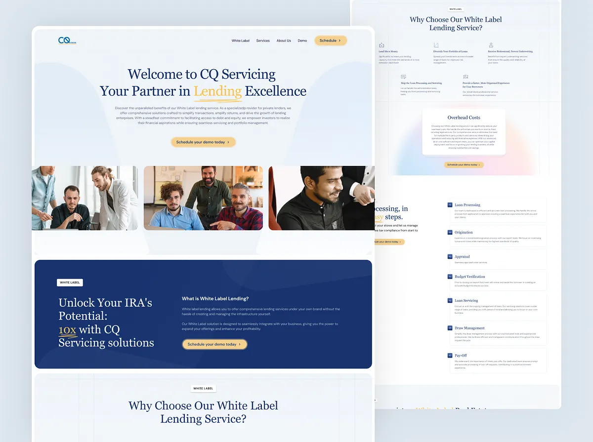 CQ Servicing — Lending Platform
